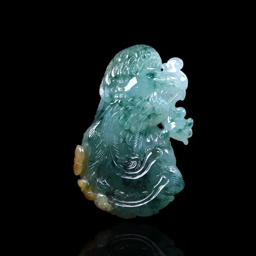 送料無料 40%OFF】台湾 アイスジェイド ブルーフローラルフェニックス