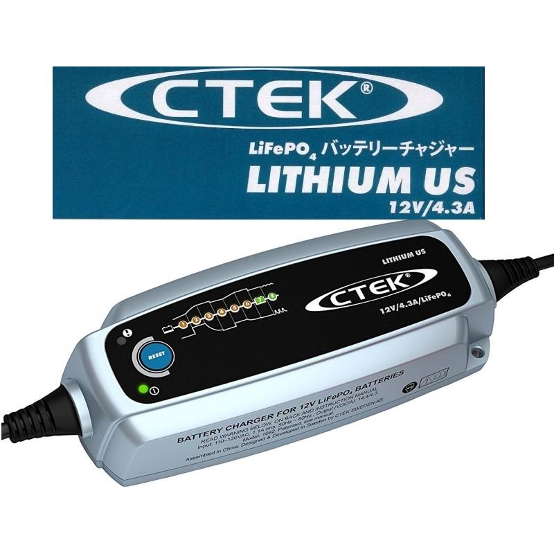 あすつく CTEK LITHIUM US 1年保証付 2025年最新 リチウムバッテリー
